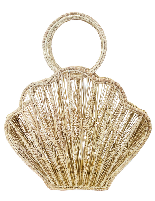 Iraca Palm Seashell Bag - Coastal Brahmin