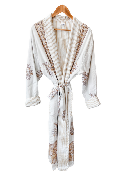 Brewster Quilted Robe - Coastal Brahmin