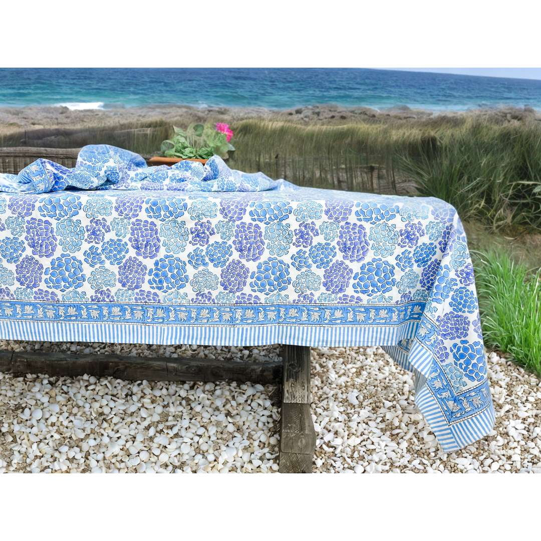 Chatham Hydrangea Tablecloth - Coastal Brahmin