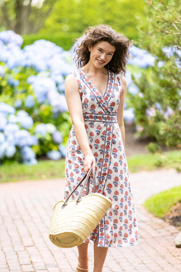 Coastal Bohemian Wrap Dress - Coastal Brahmin