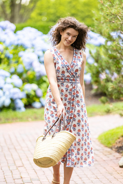 Coastal Bohemian Wrap Dress - Coastal Brahmin